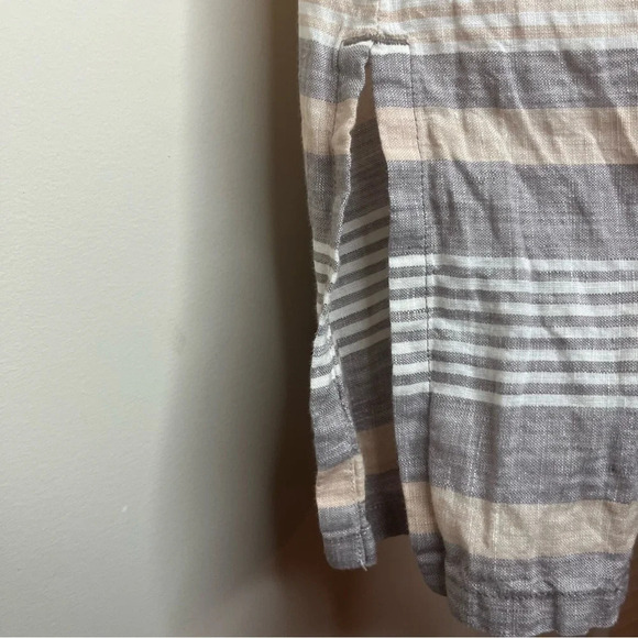 TOMMY BAHAMA Beachy Boho Linen Stripe Tunic Top - Picture 10 of 10